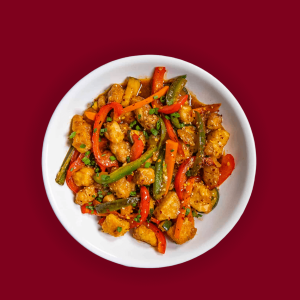 Saffron Multi Cuisine-Chicken Hunnan Dry