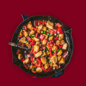 Saffron Multi Cuisine-Chicken Red Pepper Dry