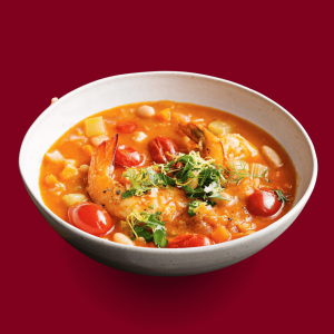 Saffron Multi Cuisine-Prawns Hot Garlic Soup