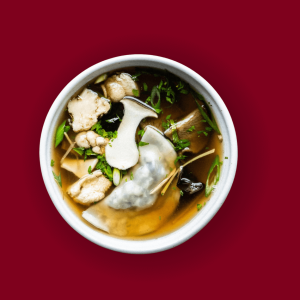 Saffron Multi Cuisine-Prawns Saffron Dumpling Soup