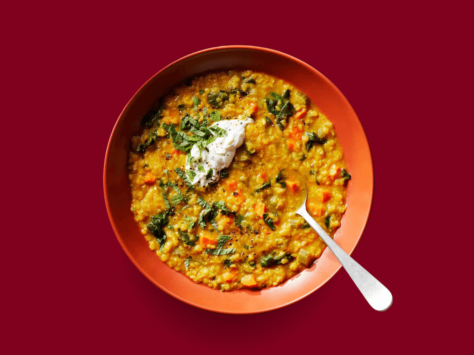 Veg Saffron Crispy Rice Soup