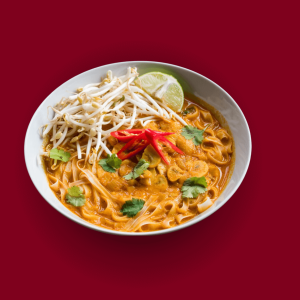Saffron Multi Cuisine-Veg Saffron Thai Curry Noodles Soup