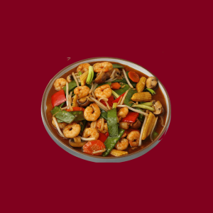 Saffron Multi Cuisine-Chinese Chopsy Prawns