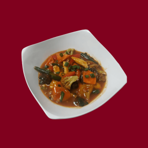 Saffron Multi Cuisine-Exotic Veg In Hot Garlic Sauce