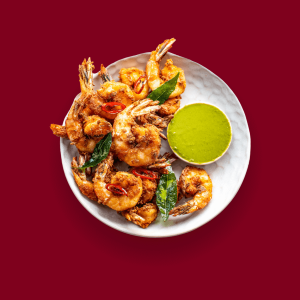Saffron Multi Cuisine-Prawns Koliwada