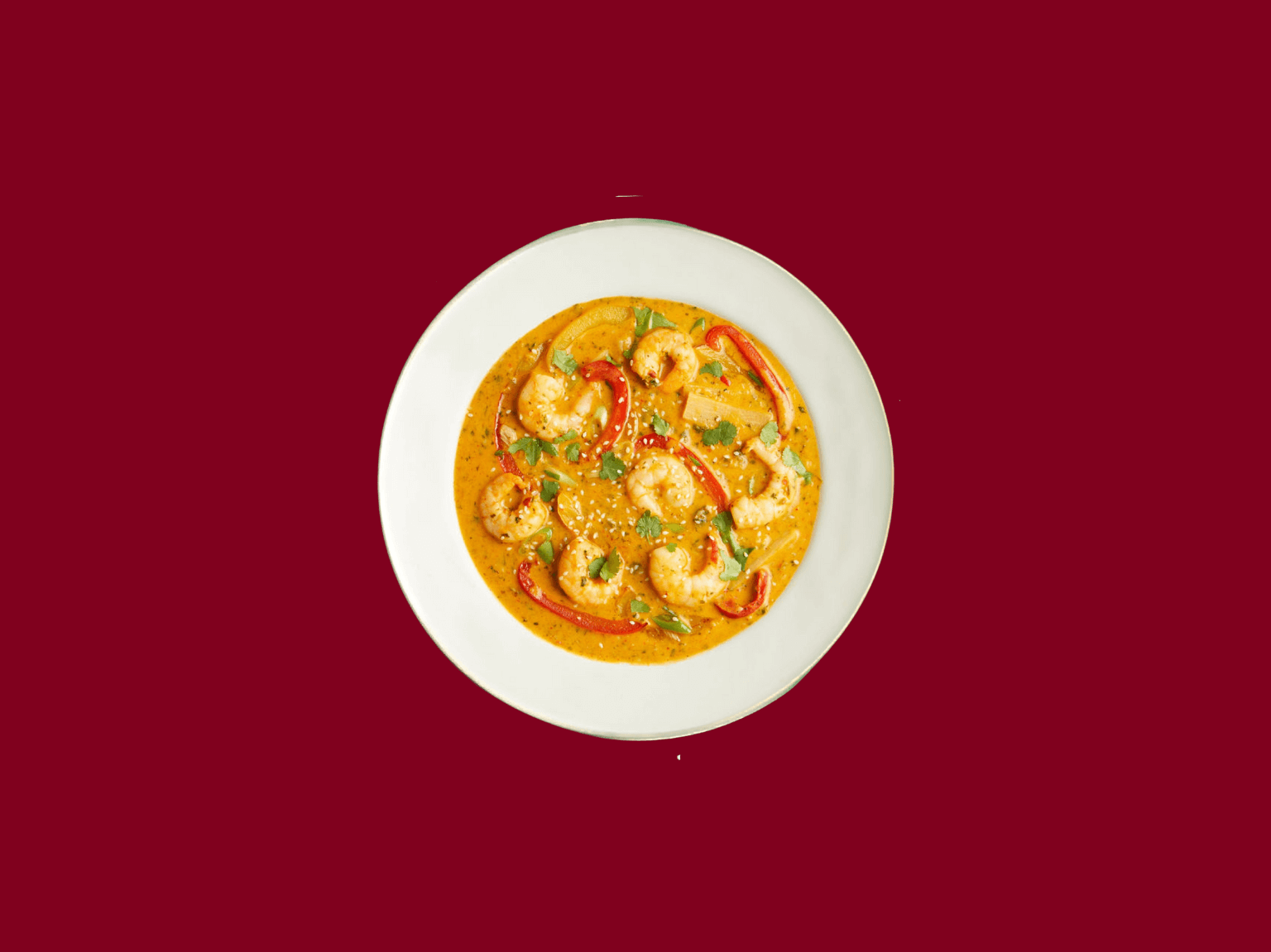 Prawns Thai Curry Yellow