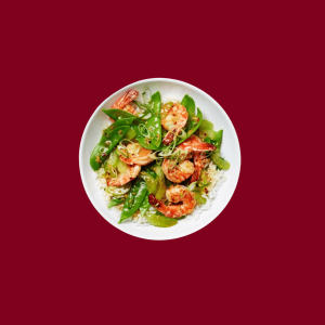 Saffron Multi Cuisine-Prawns in green pepper sauce