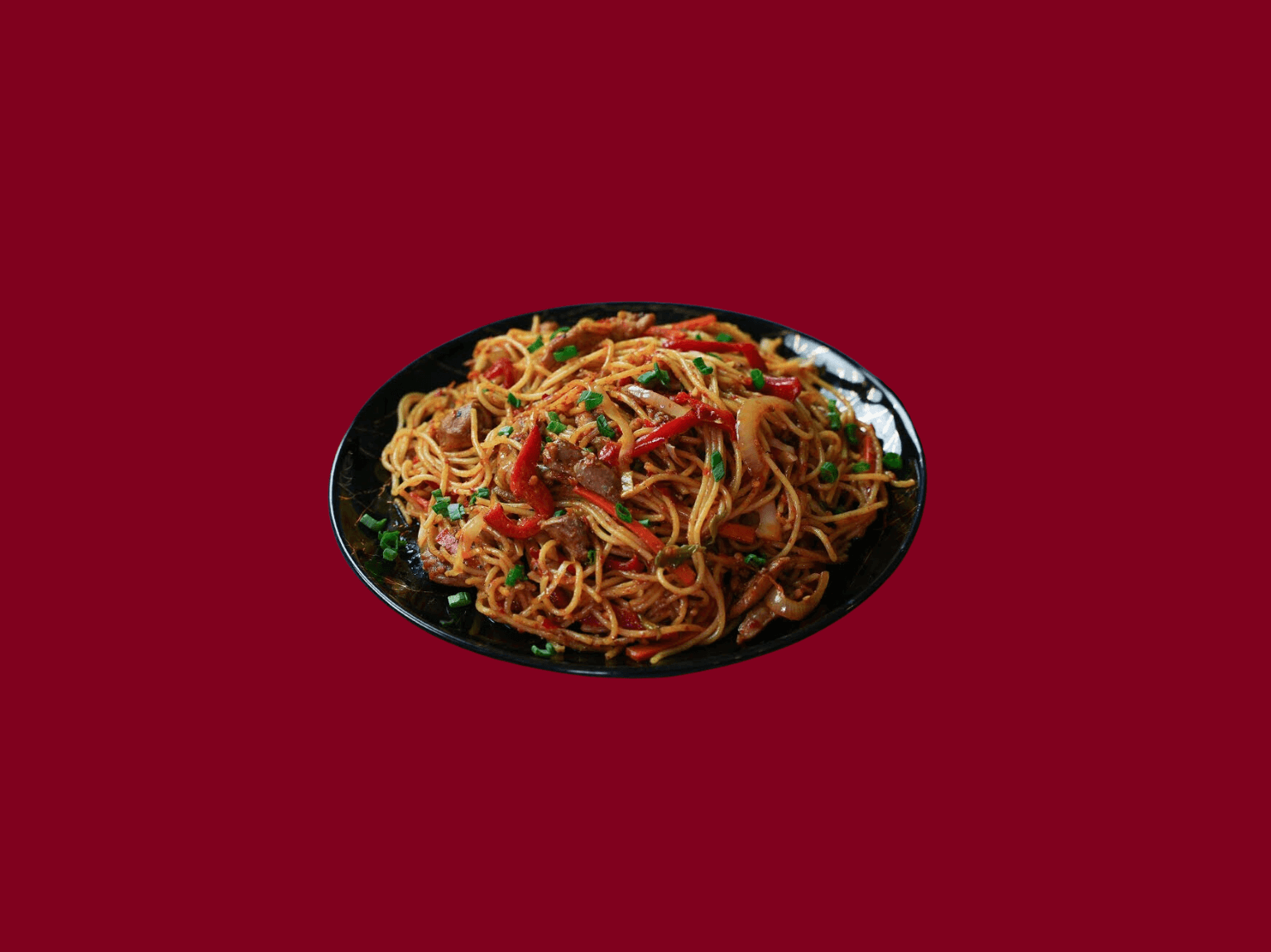 Schezwan Hakka Noodles Chicken