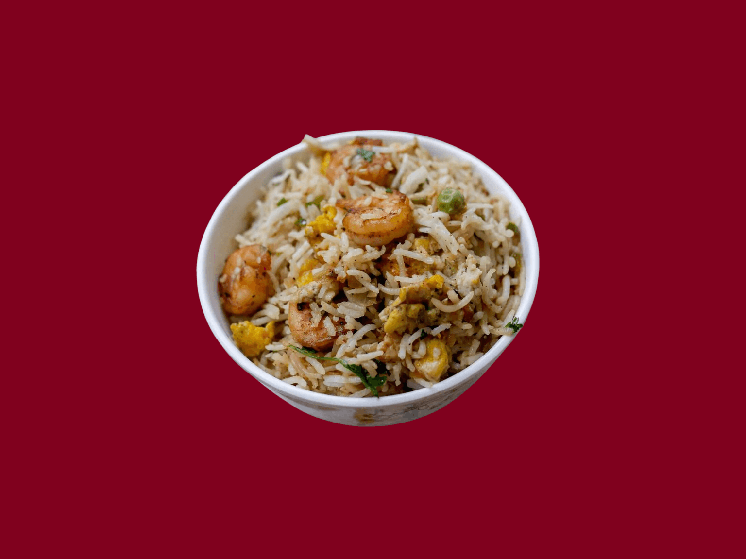 Triple Rice Prawns